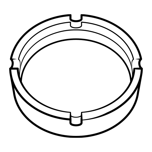 Posacenere silicone