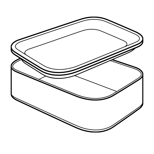 Tray box metallo
